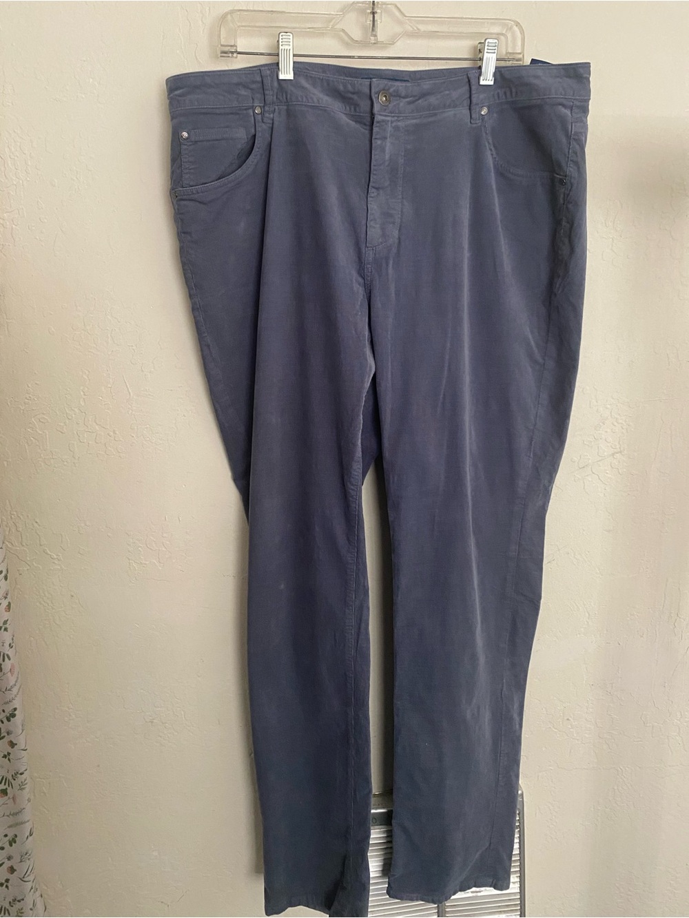 Johnnie-O Men’s 38x32 Blue 5 Pocket Pants Casual Chino Straight Leg